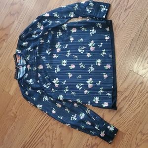 Modcloth Floral Blouse